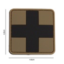 PARCHE IMMORTAL PVC MEDICO TAN-NEGRO