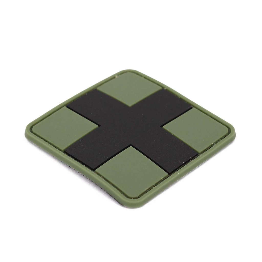 PARCHE IMMORTAL PVC MEDICO VERDE-NEGRO