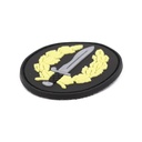 PARCHE IMMORTAL PVC BOINA COE NEGRO