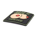 PARCHE IMMORTAL PVC 3D MILF HUNTER TETAS NEGRO-VERDE