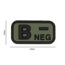 PARCHE IMMORTAL PVC GRUPO SANGUINEO B- VERDE