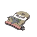 PARCHE IMMORTAL PVC 3D OSO PANDA TACTICO VERDE