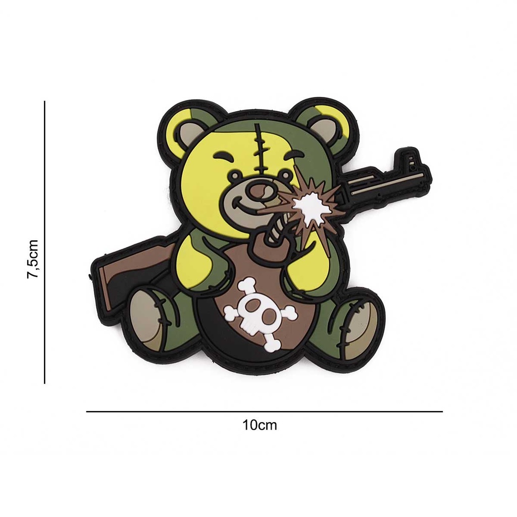 PARCHE IMMORTAL PVC TERROR TEDDY VERDE