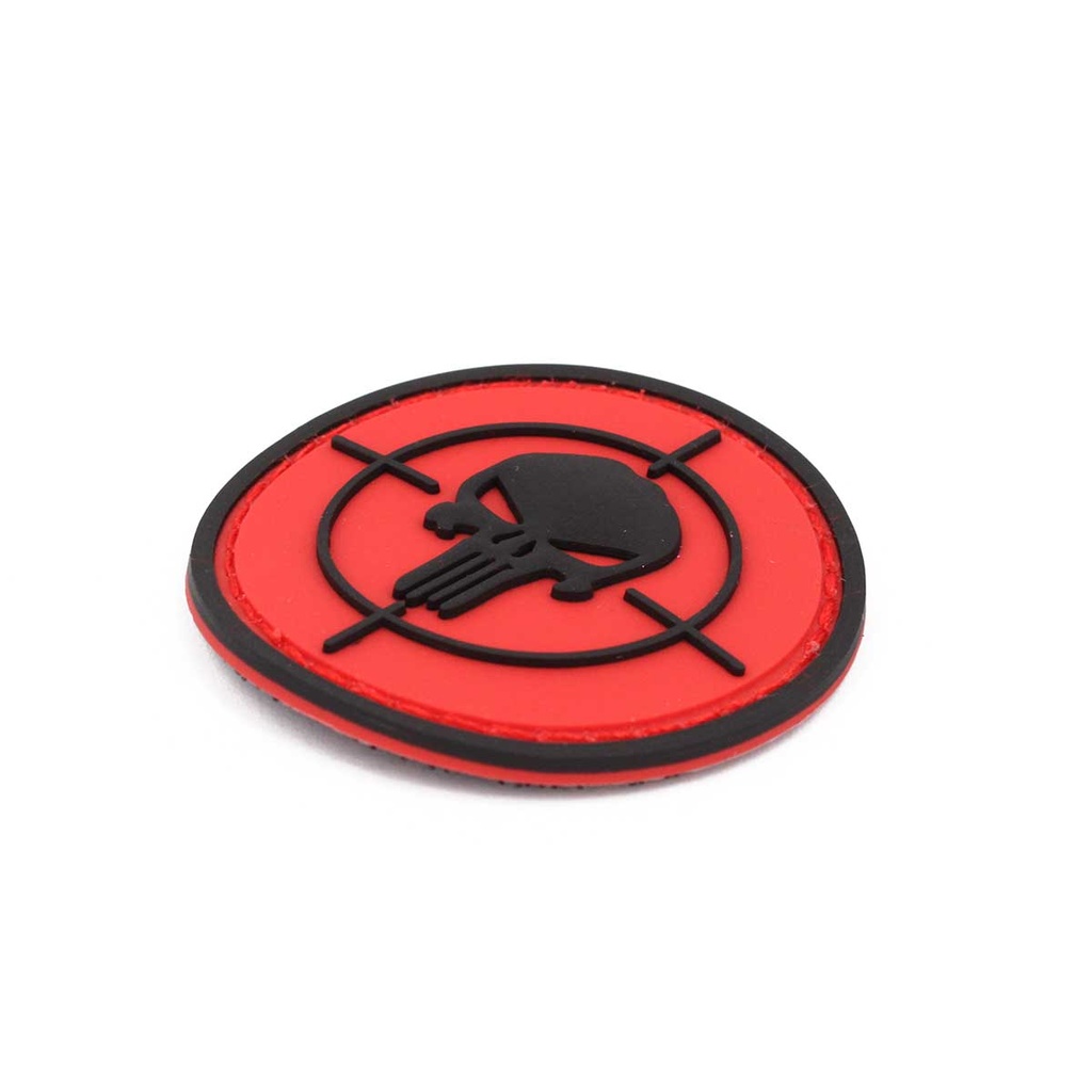 PARCHE IMMORTAL PVC 3D PUNISHER DIANA REDONDO PEQ. ROJO-NEGRO