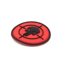 PARCHE IMMORTAL PVC 3D PUNISHER DIANA REDONDO PEQ. ROJO-NEGRO