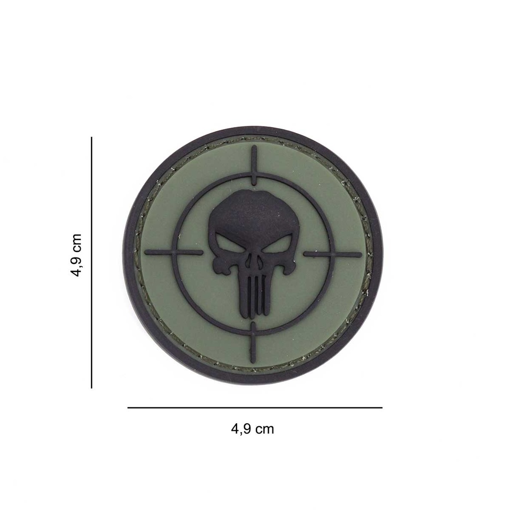 PARCHE IMMORTAL PVC 3D DIANA PUNISHER VERDE