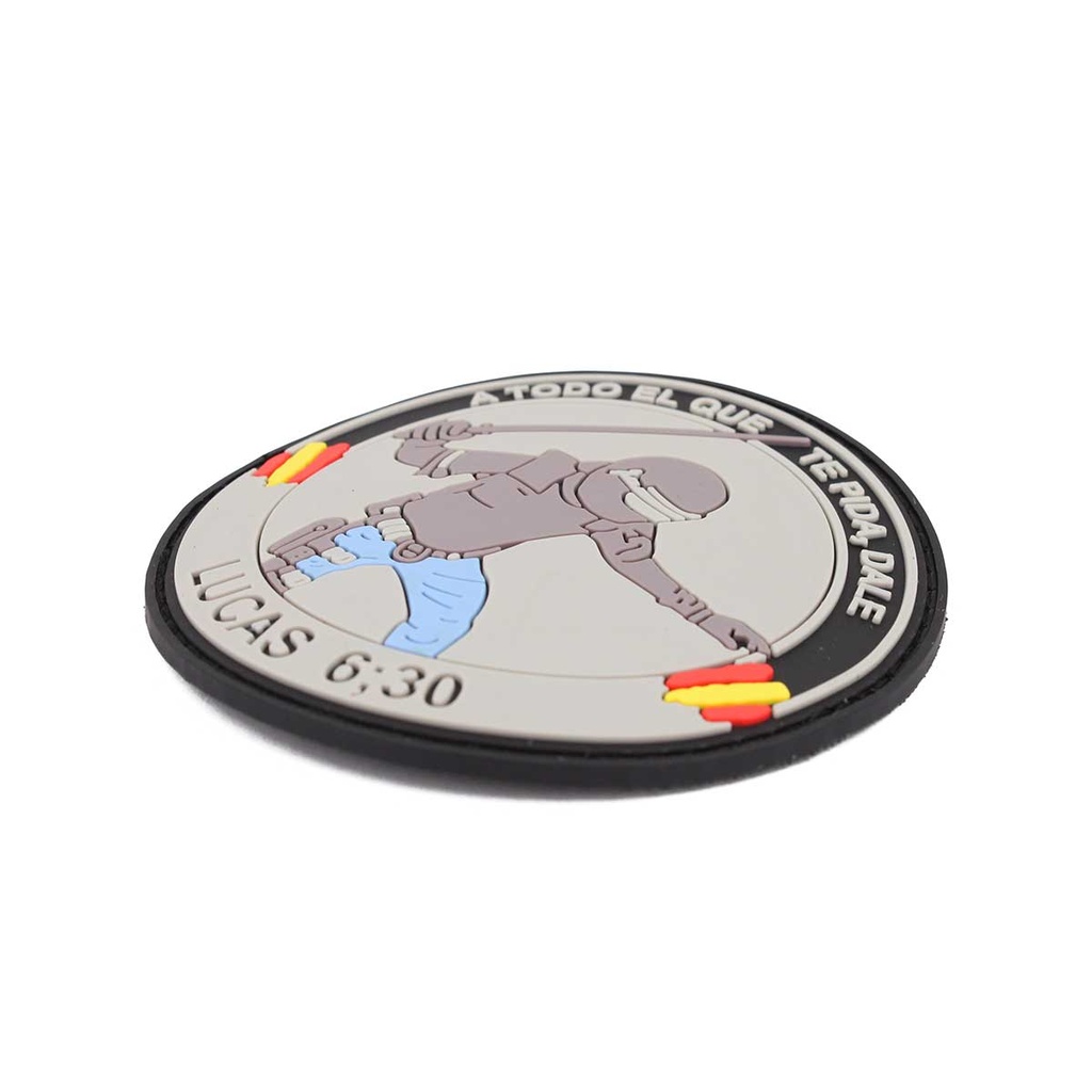 PARCHE IMMORTAL PVC LUCAS 6.30 GRIS