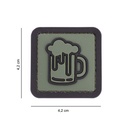 PARCHE IMMORTAL PVC 3D JARRA CERVEZA VERDE