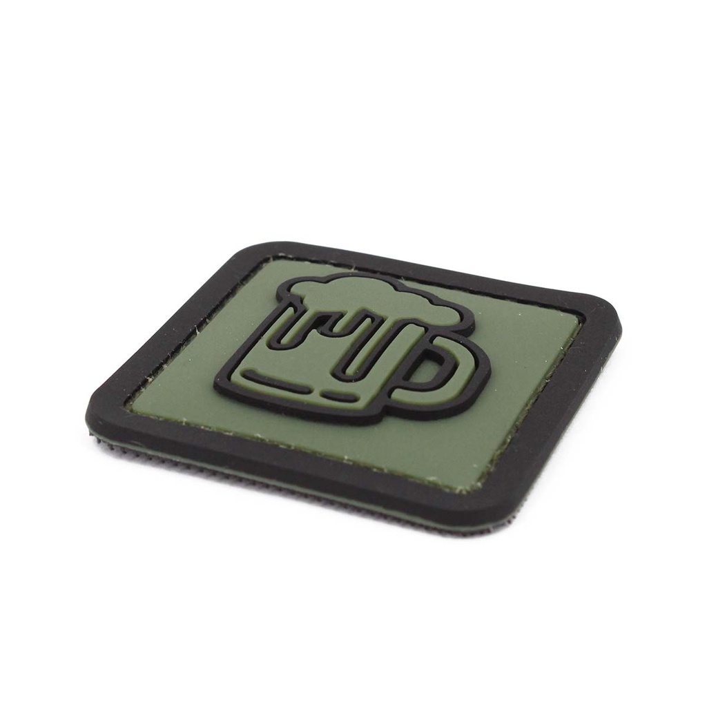 PARCHE IMMORTAL PVC 3D JARRA CERVEZA VERDE