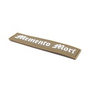 PARCHE IMMORTAL PVC 3D TIRA MEMENTO MORI TAN