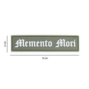 PARCHE IMMORTAL PVC 3D TIRA MEMENTO MORI VERDE