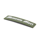 PARCHE IMMORTAL PVC 3D TIRA MEMENTO MORI VERDE