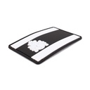 PARCHE IMMORTAL PVC BANDERA ESPAÑA NEGRO-BLANCO