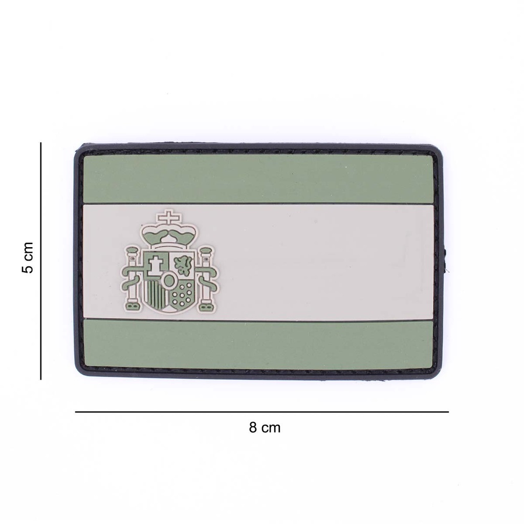 PARCHE IMMORTAL PVC BANDERA ESPAÑA VERDE