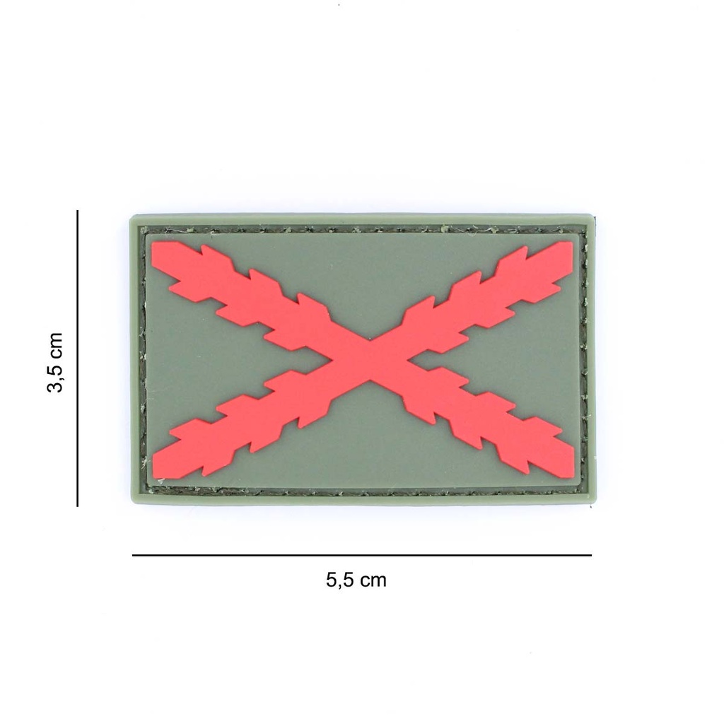 PARCHE IMMORTAL PVC BORGOÑA PEQ. VERDE