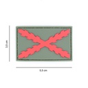 PARCHE IMMORTAL PVC BORGOÑA PEQ. VERDE