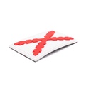 PARCHE IMMORTAL PVC BORGOÑA PEQ. BLANCO