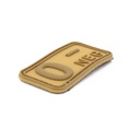 PARCHE IMMORTAL PVC GRUPO SANGUINEO 0 NEGATIVO TAN