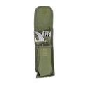 CUBIERTO MILITAR IMMORTAL NAVAJA Y CUCHILLO C/FUNDA NYLON VERDE