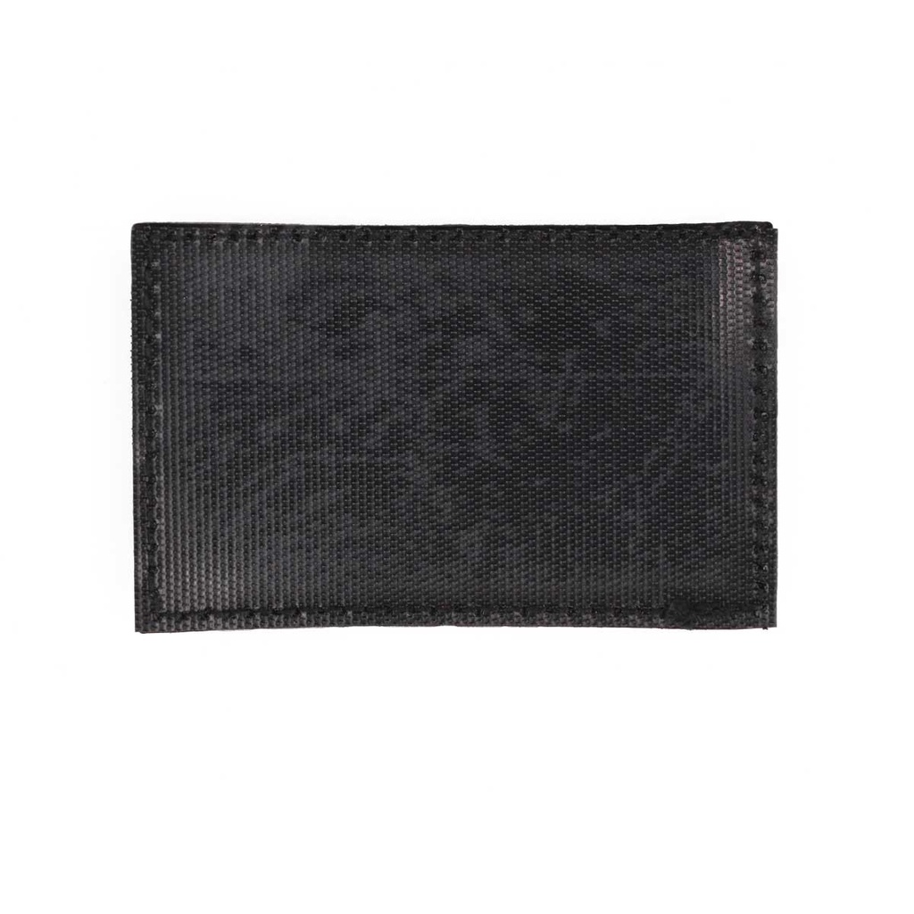 PARCHE CORSO PVC BLACK FLAG NEGRO