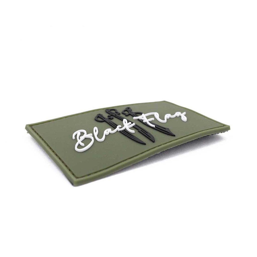 PARCHE CORSO PVC BLACK FLAG VERDE