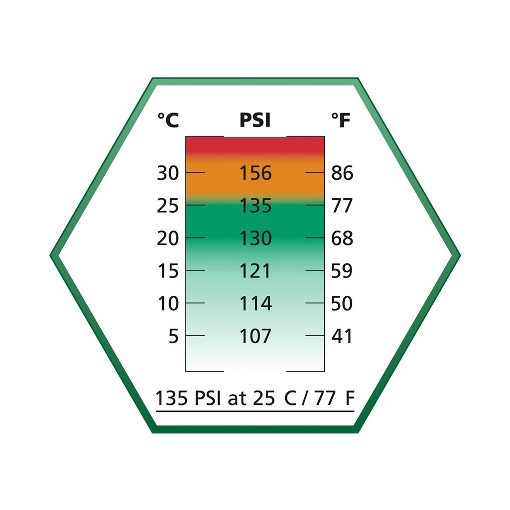 BOTELLA GAS ASG ULTRAIR 135 PSI 570ML VERDE