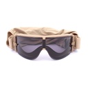 GAFA CORSO REVENGE X800 3 LENTES INTERCAMB. TAN