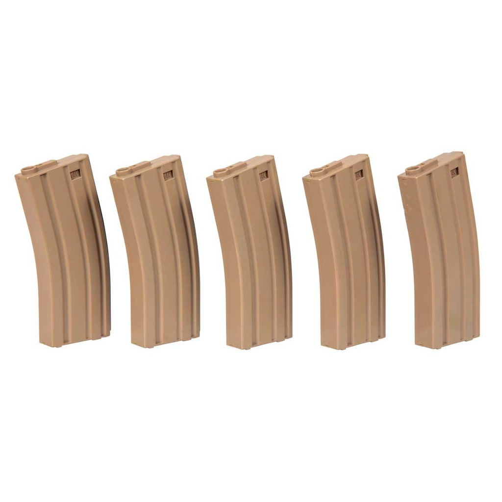 CARGADOR FUSIL SPECNA ARMS M4 140RDS 5PCS TAN