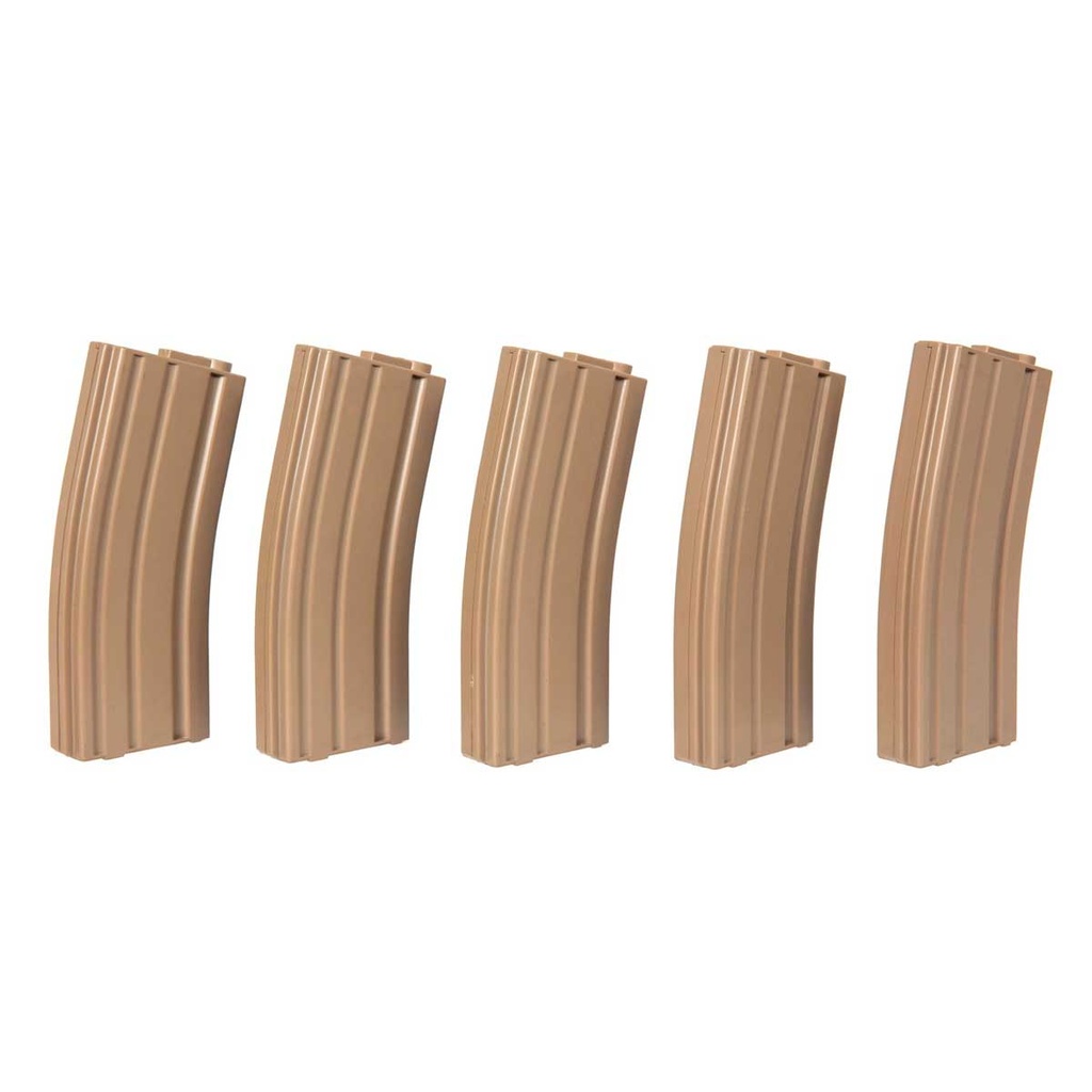 CARGADOR FUSIL SPECNA ARMS M4 140RDS 5PCS TAN