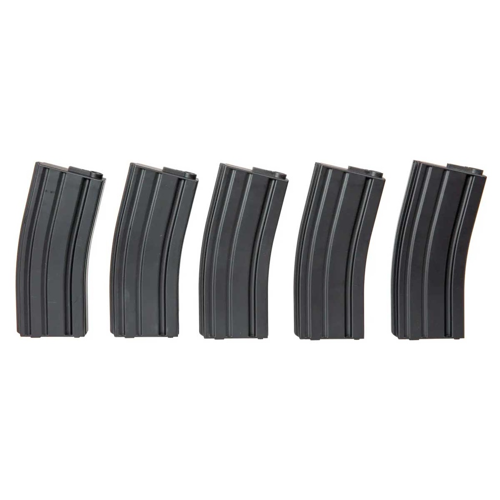 CARGADOR FUSIL SPECNA ARMS M4 120RDS 5PCS NEGRO