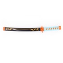 KATANA MINI 2026 DMSY 40CM ACERO NEGRA/AZUL
