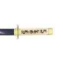 KATANA MINI 2034 DMSY 40CM NEGRA/DORADA