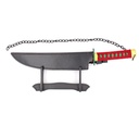 KATANA MINI 2037 DMSY 40CM ACERO NEGRA