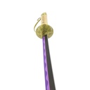 ESPADA 1043 OPC 93CM ACERO NEGRA/DORADA