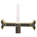 ESPADA 1042 OPC 115CM ACERO NEGRA/BLANCA