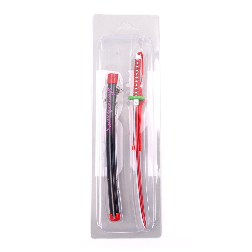 KATANA MINI LLAVERO 1162 DMSY 22 CM NEGRA/ROJA