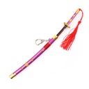 KATANA MINI LLAVERO 1175 OPC 22 CM MORADA