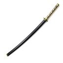 KATANA 1067 DMSY 104CM ACERO NEGRA/DORADA