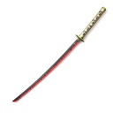 KATANA 1067 DMSY 104CM ACERO NEGRA/DORADA