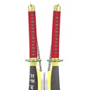 ESPADA DOBLE 1066 DMSY 80CM ACERO NEGRA
