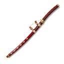 KATANA 4019 ORN 109CM ACERO ROJA