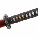 KATANA 4023 ORN 104CM ACERO NEGRA/ROJA