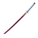 KATANA MADERA 3066 DMSY 104CM BLANCA/ROSA