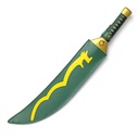 ESPADA 2120 SDS 80CM ACERO NEGRA/VERDE