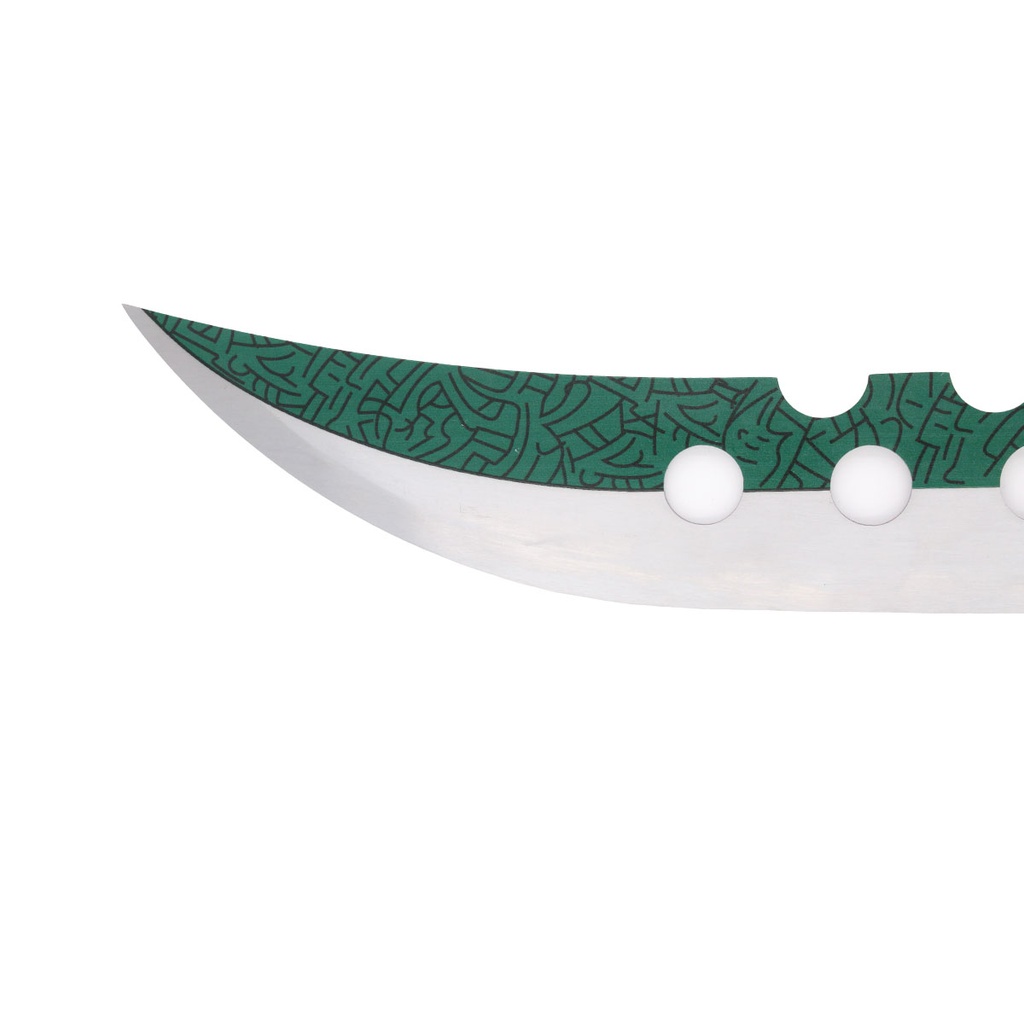 ESPADA 2120 SDS 80CM ACERO NEGRA/VERDE