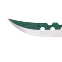 ESPADA 2120 SDS 80CM ACERO NEGRA/VERDE