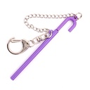 LLAVERO BASTON OPC 9 CM MORADO