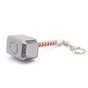LLAVERO MARTILLO THR 8 CM PLATA/MARRON
