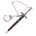 LLAVERO ESPADA 1208 GOT 9 CM PLATA