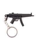 LLAVERO FUSIL MP5 7 CM NEGRO